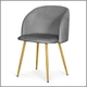 Стул для кухни и гостиной Hommex Nicole Темно-серый (H-360 Dark Grey) - изображение 5