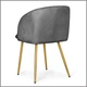 Стул для кухни и гостиной Hommex Nicole Темно-серый (H-360 Dark Grey) - изображение 8