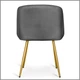 Стул для кухни и гостиной Hommex Nicole Темно-серый (H-360 Dark Grey) - изображение 9