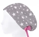 Медицинская шапочка женская HeadwearUniverse универсальная принт Звёзды на сером - изображение 3
