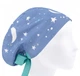 Медицинская шапочка женская HeadwearUniverse универсальная принт Месяц звёзды - изображение 1