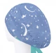 Медицинская шапочка женская HeadwearUniverse универсальная принт Месяц звёзды - изображение 2