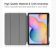 Чехол Smart Case на Samsung Galaxy Tab S6 Lite (10.4") синий - изображение 5