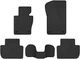 EVA коврики EVAtech в салон авто BMW X3 (E83) (4 clips) 2003-2010 1 поколение SUV EU 5 шт Black (BM22470CB5BW4RBB) - изображение 1