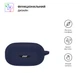 Силиконовый чехол для наушников JBL Wave Flex, Hang Case, синий, ультратонкий защитный кейс толщиной 2 мм, защита от царапин, пыли и ударов, компактный, с карабином для крепления, ArmorStandart (ARM73552) - изображение 2