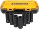 Набор торцевых ударных головок DeWalt DeWalt 1/2 на 7 предметов DWMT74737-0 - изображение 1