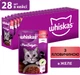 Упаковка влажного корма для кошек Whiskas Pure Delight говядина в желе 28 шт по 85 г (5900951263439) - изображение 2