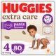 Трусики-подгузники Huggies Extra Care Pants Box 4 (9-14 кг) 80 шт (5029053582405) - изображение 1