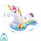 Надувная игрушка "Единорог" Intex 57552. Размером 163х86см, от 3 лет - изображение 2