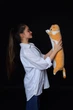 Детская игрушка плюшевая обнимашка Кот батон 70 см подушка Коричневый 9007/70 - изображение 2
