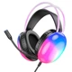 Наушники игровые HOCO Rich gaming headphones W109 RGB AUX+USB 2м black - изображение 1