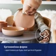 Слюнявчик силиконовый LOVI Granola 29х24 см Коричневый (51/031_bro) - изображение 10