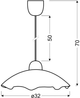 Люстра Candellux DAMA Е27х60 (31-63024) для кухни, спальни, прихожей - изображение 2