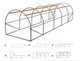 Теплица садовая,парник, пленочная армированная с окнами 6х3х2 18м2 MIRPOL - изображение 13