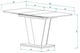 Стіл кухонний розкладний FOREST D/A Дуб крафт золотий / Ательє темне 120(160)x80 Intarsio - зображення 6