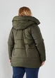 Женская демисезонная куртка с капюшоном больших размеров MODA 0063 68 Хаки (M -0063 /2 W ) - изображение 4