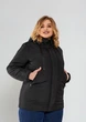 Женская демисезонная куртка с капюшоном больших размеров MODA 0025 60 Черный (M -0025 /1 E ) - изображение 6