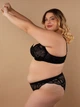 Бюстгальтер с косточками brabrabra Елегант комфорт SLZ25901105 75F Черный (6907208062158) - изображение 6