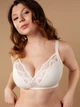 Бюстгальтер без кісточок мереживний brabrabra Елегант комфорт SLZ25901301 75G Айворі (6907208062837) - зображення 1