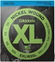 Струны для бас-гитары D'Addario EXL165SL XL NICKEL WOUND BASS REG LIGHT TOP / MED BOTTOM (45-105) - изображение 1
