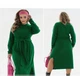 Жіночна сукня з м'якої ангорової тканини ST-Style 32327 58-60 Зелена - изображение 4