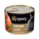 Вологий корм Savory для стерилізованих котів, з куркою, 200 г (1111165065) - изображение 1