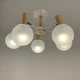 Люстра потолочная Light House LNF-17393/5 WT белая с элементами дерева - изображение 3