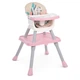 Стульчик-трансформер Bambi M 5672-8 с регулировкой высоты и наклона спинки Розовый - изображение 1