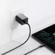 Блок живлення Швидка зарядка Мережевий зарядний пристрій Baseus Super Silicone PD 30W 1Type-C для iPhone iPad Samsung Lenovo Xiaomi Black - зображення 4