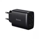 Блок питания Baseus Compact 17W 3 USB Black - изображение 1