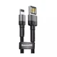 Кабель Baseus Cafule Lightning Special Edition 2.4A 1m Gray - изображение 1