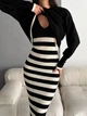 Fashions • Женский костюм платье и кофта Лала Fashions 42-48 черный (8803-мас) - изображение 6