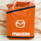 Подарочный набор для мужчин Канистра бар 20 л оранжевая с логотипом Mazda + посуда в мини бар - изображение 1
