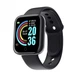 Розумний Смарт Годинник, Фітнес браслет, Smart Watch Чорний (Black) (пульсометр, тонометр, крокомір), D20 (Y68) - зображення 1
