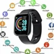 Розумний Смарт Годинник, Фітнес браслет, Smart Watch Чорний (Black) (пульсометр, тонометр, крокомір), D20 (Y68) - зображення 2