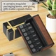 Премиальный контейнер для таблеток Talvolc Pill Organizer Brown - изображение 4