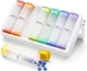 Премиальный контейнер для таблеток Koviuu Weekly Pill Organizer Translucent white - изображение 1