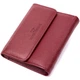 Женский кожаный кошелек для карт купюр и монет ST Leather 19492 Бордовый - изображение 8