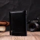 Женский кошелек с монетницей из натуральной кожи ST Leather 19494 Черный - изображение 5
