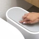 Ведро для мусора MVM BP-14 пластиковое 10 л Бело-серое (BP-14 WHITE/GRAY) - изображение 5