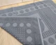 Турецкое полотенце для ног Zeron 50х70 Gray плотность 750 г/м2 - изображение 3
