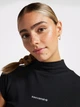 Топ женский Converse Womens Knit Top 10026577-001 S Черный (194434725513) - изображение 3