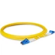Патч-корд оптичний LC/UPC-LC/UPC Жовтий LSZH, Singlemode G.657.А2 (SM) Flex, Duplex, 2мм - 3 м - зображення 2