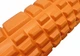 Массажный ролик EasyFit Grid Roller 33 см v.1.1 Оранжевый - изображение 2