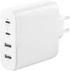 Мережевий зарядний пристрій Alogic Rapid Power 100W GaN Charger 4 port + 2m USB-C Cable White (WCG4X100-EU) - зображення 3