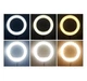 Кольцевая светодиодная лампа LED LJJ-45 Ring Fill Light 45 см, с пультом с штативом 2.1 м - изображение 5
