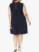 Сарафан женский Tommy Hilfiger 871414835 3X Синий (1159790316) - изображение 4
