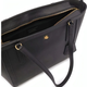 Torebka shopper damska skórzana Lauren Ralph Lauren 431842431001 Czarna (3616532146559) - obraz 4