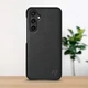 Кожаная накладка Stenk Cover для Samsung Galaxy S23 FE Чёрный (75585) - изображение 1