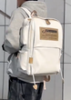 Рюкзак кожаный Dezger Londoner 27 л White - изображение 4